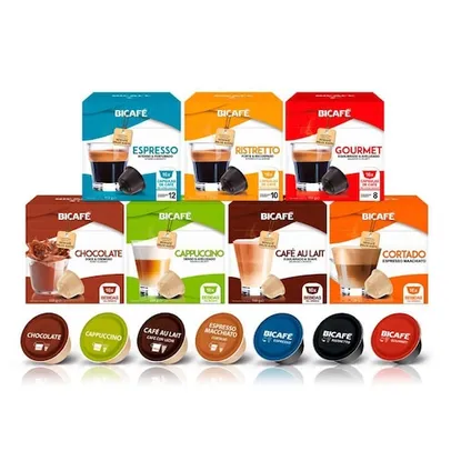 Kit 112 Cápsulas Para Máquinas Dolce Gusto