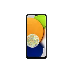 [App] Smartphone Galaxy A03 64GB 4G Wi-Fi Tela 6.5'' Dual Chip 4GB RAM Câmera Dupla + Selfie 5MP - Preto