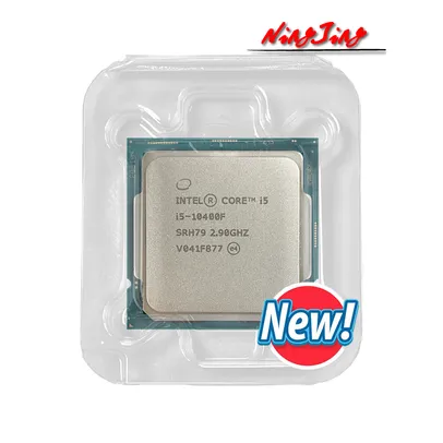 Intel core i5 10400F novo i5 10400f 2.9 ghz seis core processador cpu de doze linhas 65w lga1200 novo mas nenhum ventilador