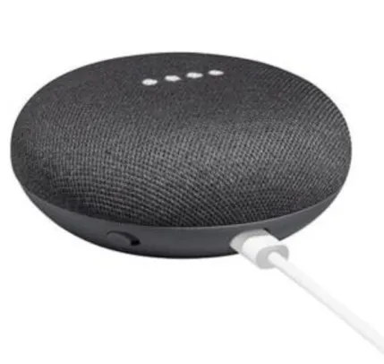 Nest Mini (2ª geração): Smart Speaker com Google Assistente - Preto R$200