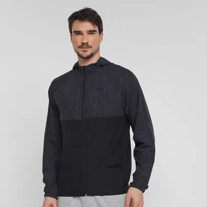 Jaqueta Corta Vento Fila Sport Masculina - Preto (Tam. P, M e GG)