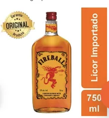 Fireball Licor de Whisky com Canela 750ml