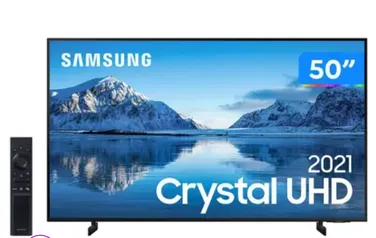 Smart TV 50" Samsung cristal UHD 4k AU8000 