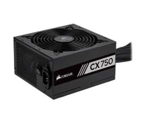 FONTE CORSAIR CX750 80 PLUS BRONZE PFC ATIVO 750W - R$368