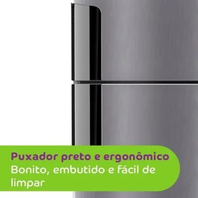 Geladeira Consul Frost Free Duplex 386L com Altura Flex cor Inox CRM44AK