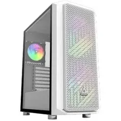 Gabinete Gamer Montech AIR X ARGB, Mid Tower, Vidro Temperado, White, E-ATX, Sem Fonte, Com 3 Fans