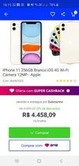 [R$4.507 AME] iPhone 11 256GB Branco | 4.458