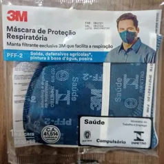 [A VISTA R$ 27,80] 10 Máscaras 3M PFF2 9820