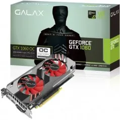 PLACA DE VÍDEO GALAX GEFORCE GTX 1060 OC 6GB