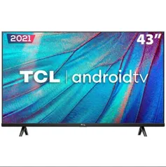 Smart TV LED 43 Polegadas Full HD TCL 43S615Design Sem Bordas Bluetooth Google Assistante Android TV