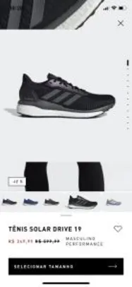 Adidas Solar Drive (boost) | R$350