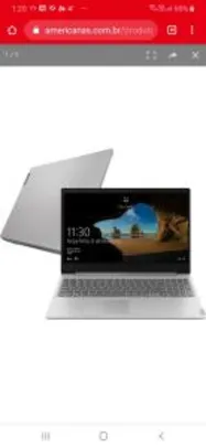 Só pelo APP! Notebook Lenovo Ideapad S145 8ª Intel Core I5 8GB 1TB HD 15,6" W10 Prata [ AME R$1550.00 ]