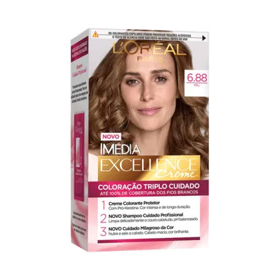 Coloração Imédia Excellence 6.88 Mel