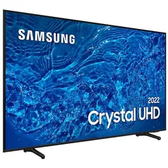 Smart TV 50 Crystal UHD 4K Samsung 50BU8000, Painel Dynamic Crystal Color, Design slim, Tela sem limites, Alexa built in, Controle Remoto Único