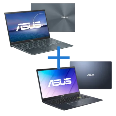 Notebook ASUS ZenBook 14 UX425EA-BM319T Cinza Escuro + Notebook ASUS E510MA-BR295R Preto