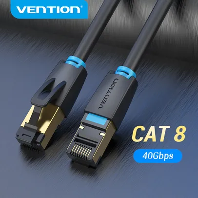 Cabo Ethernet Cat8 Vention - 5m | R$90