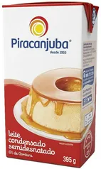 [Cliente Ouro] Leite Condensado Semidesnatado Piracanjuba 395g | Leve 6 pague 4 | R$3,89