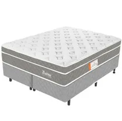 [40% ame] cama Box Queen molas ensacadas Viscoelástica Espuma D33 com Pillow top