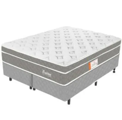 [40% ame] cama Box Queen molas ensacadas Viscoelástica Espuma D33 com Pillow top