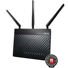 Roteador Gamer Wireless ASUS RT-AC68U, Dual band AC1900Mbps, AiMesh, 3 Antenas, USB 3.0 impressora/3G/4G, DualCore, Rede Gigabit, AiRadar