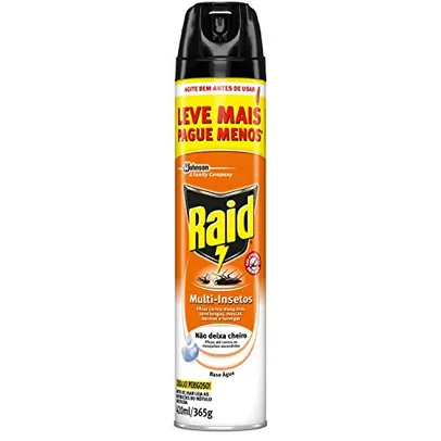 [RECORRÊNCIA] Inseticida Aerosol Base Água, Raid, 420ml