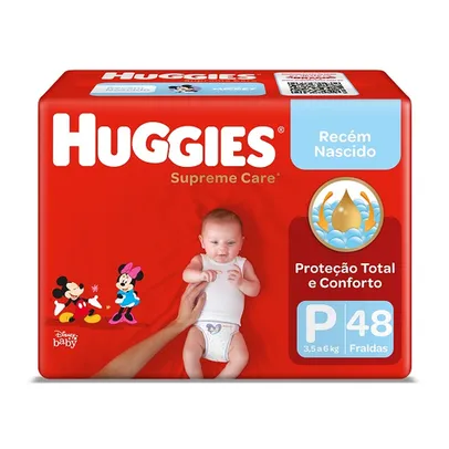 Fralda Huggies Supreme Care P - 48 Fraldas