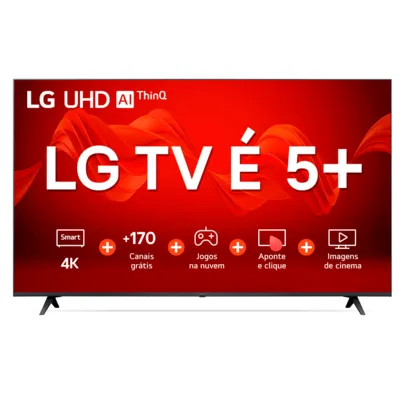 Smart TV LED 65&apos;&apos; LG UHD 4K Alexa Built-In AI ThinQ WebOS HDR10 Pro - 65UR8750PSA