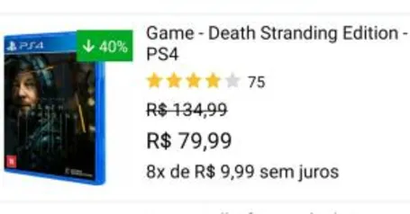 Game Death Stranding PS4