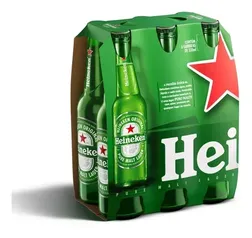 Cerveja Heineken premium garrafa 6 long neck 330ml	