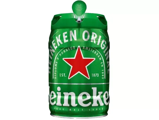 Cerveja Heineken não Retornável Pilsen Barril 5L