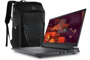 Notebook Gamer Dell G15 i5-13450HX, 8GB DDR5 256GB RTX™ 3050, 6GB GDDR6 Linux +  Mochila Dell Gaming 17