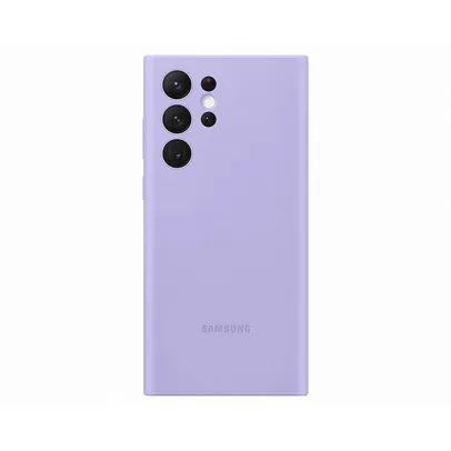 Capa Silicone Cover violeta Samsung S22 Ultra