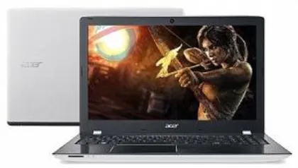 Notebook E5-553G-T4TJ AMD Quad-core A10 4GB (AMD Radeon R7 M440 com 2GB) 1TB 15.6" LED HD W10 Branco - Acer