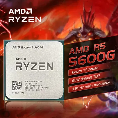 Processador Amd ryzen 5 5600g Novo