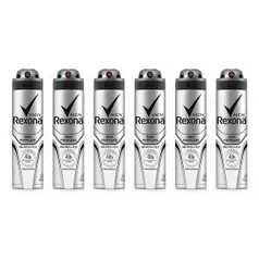 Kit 6 Desodorantes Rexona Men Aerosol Antitranspirante Sem  cheiro - R$54