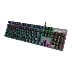 TECLADO MECANICO FORTREK BLACK HAWK RAINBOW SWITCH BLUE, R$180