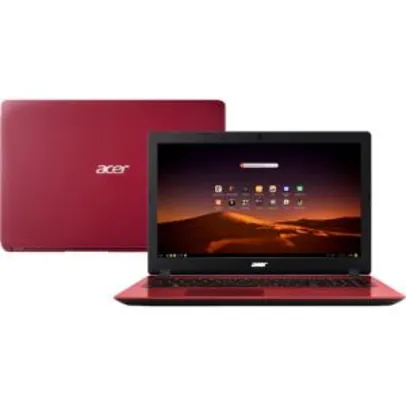 [R$1.161 AME+CC Shoptime] Notebook Acer Aspire A315-53-33AD Intel Core I3 8GB 1TB 15,6" Endless | R$1.452