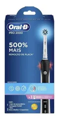 Escova Elétrica Oral-b Pro 2000 Sensi Ultrafino 127v + Refil (voltou)