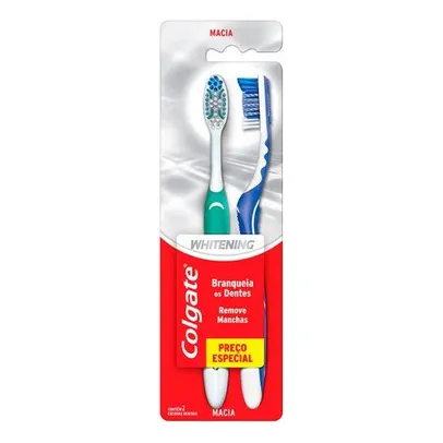 Escova Dental Colgate Whitening 2 Unidades