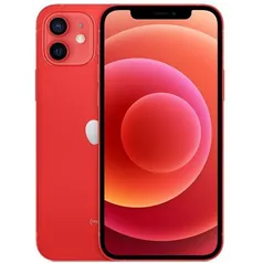 [AME R$3124] iPhone 12 Apple 64GB iOS 5G Wi-Fi Tela 6.1'' Câmera 12MP - PRODUCT(RED)