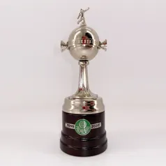 Troféu 3D Palmeiras Copa Libertadores 16cm 2020