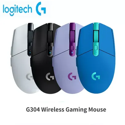 [TAXA INCLUSA] Mouse Logitech G304 Sem Fio Leve 