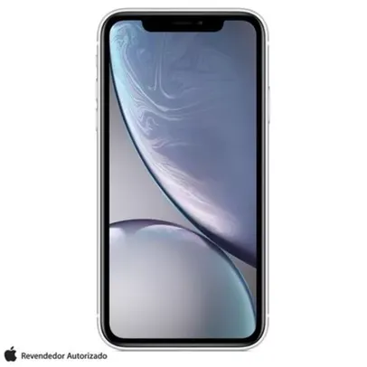 iPhone XR 64GB Branco, com Tela de 6,1", 4G, e Câmera de 12 MP