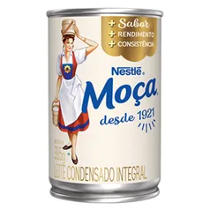 [ Ame R$3,79 ] Leite Condensado Moça Integral Lata 395g - Nestlé