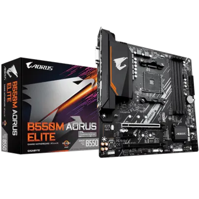 Placa Mãe Gigabyte B550m Aorus Elite