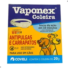 Coveli Coleira Vaponex Para Cães