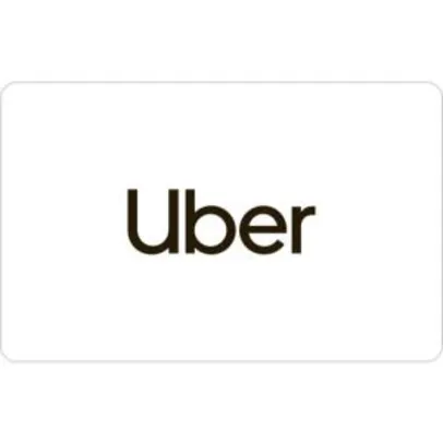 Gift Card Digital Uber R$ 25 Pré-Pago por R$23