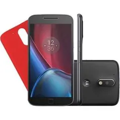 [Submarino] Moto G 4 Plus Dual Chip Android 6.0 Tela 5.5'' 32GB Câmera 16MP - Preto