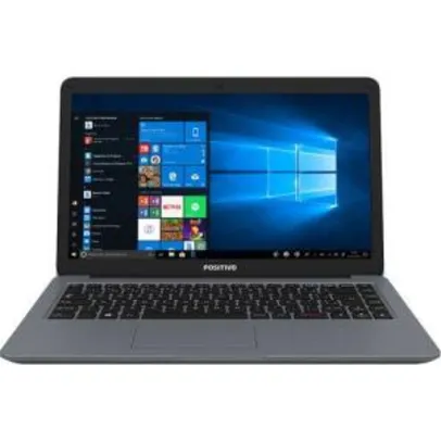 [CC Ame] Notebook Positivo Motion Intel Core i3 Tela 14" 4GB 1TB HD Linux - Cinza modelo I341TAI