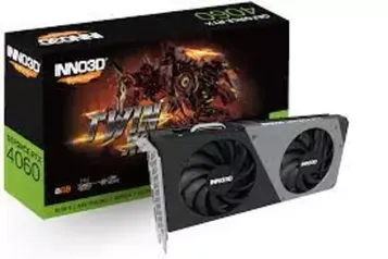 PLACA DE VIDEO INNO3D GEFORCE RTX 4060 TWIN X2 OC, 8GB, GDDR6, 128-BIT, N40602-08D6X-173051N